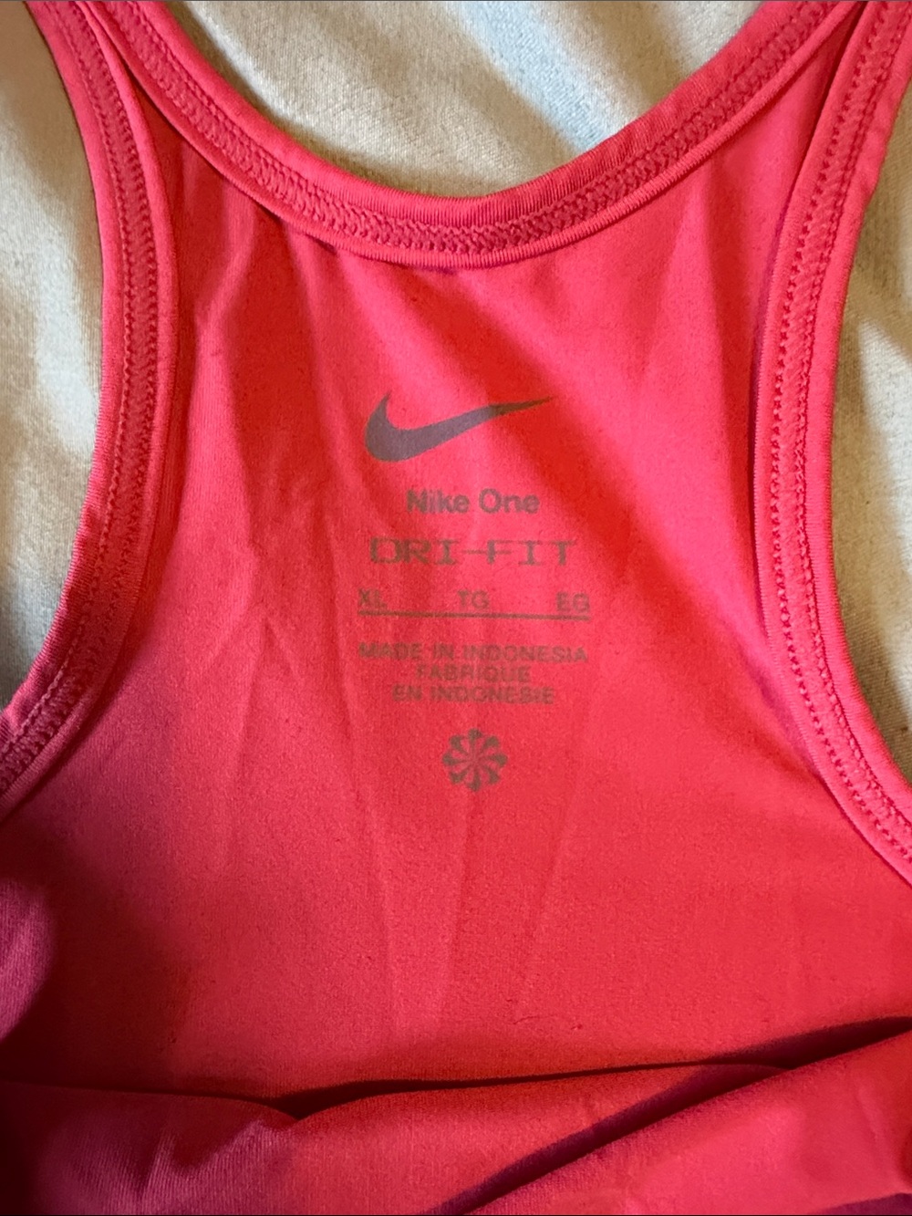 Nike Bright Pink Racerback Training Tank - Picture 3 of 4